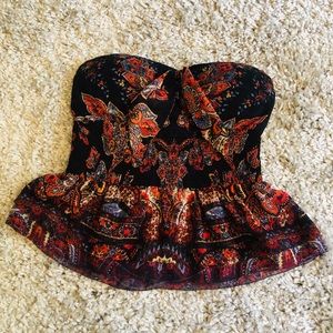 Cute Bebe Strapless Top